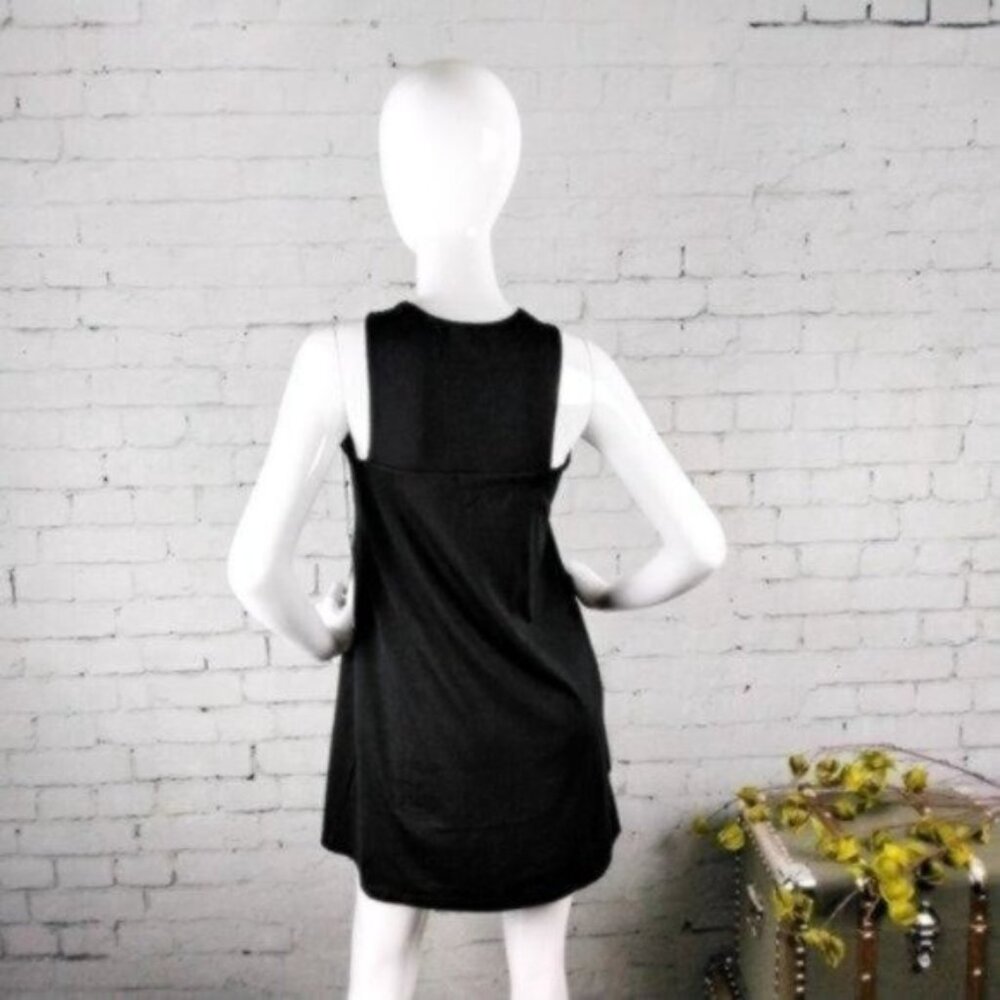 Susana Monaco Sleeveless Swing Dress In Black Medium - Picture 3 of 6